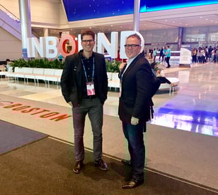 Mark Glucki and Scott Lanaway at #INBOUND2017 Mark Glucki and Scott Lanaway at #INBOUND2017